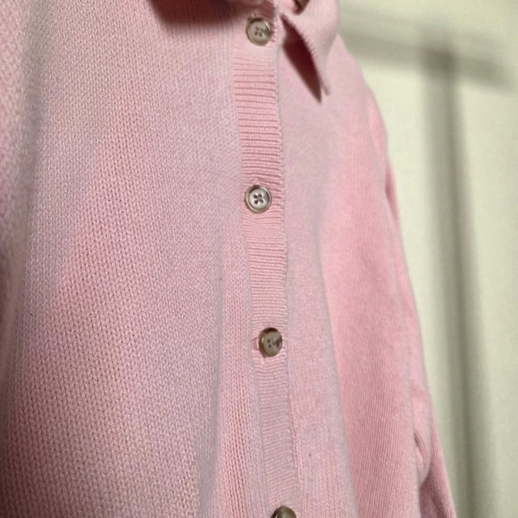 Pink Button-Up Cardigan - Picture 6 of 6
